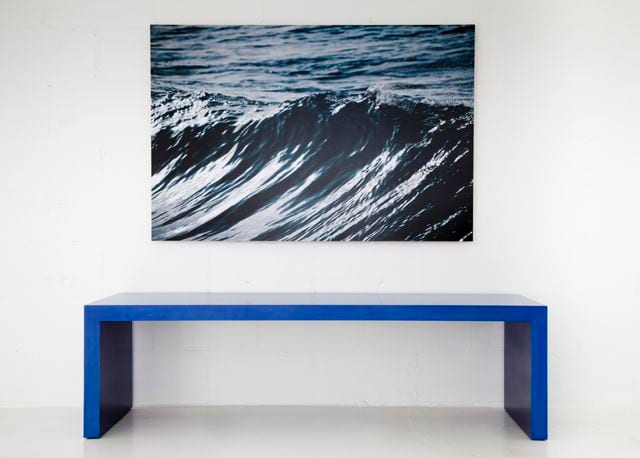 BLUE BENCH