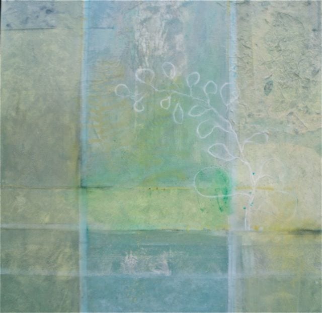 SEA LEAF SERIES II - 1" WHITE MAT & FRAME
