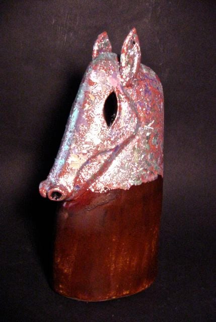 DICHRONIC DECO HORSE HEAD