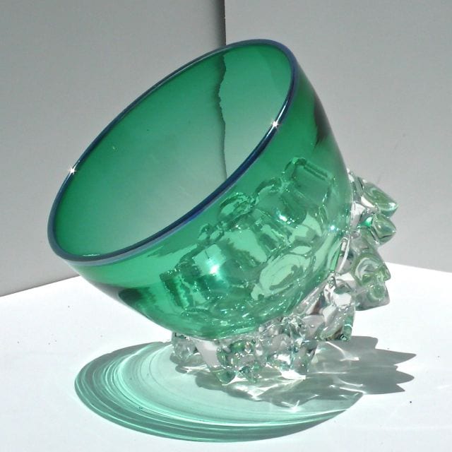 GREEN & SILVER THORN VESSEL