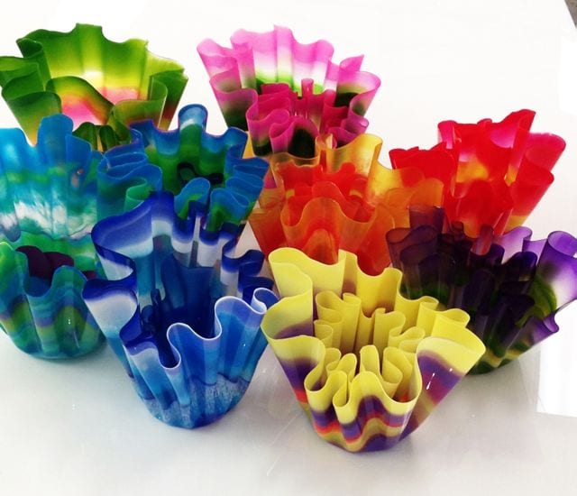 MULTI COLORED VESSEL