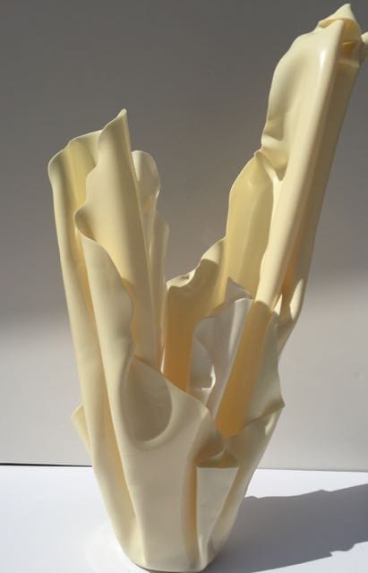 LARGE WHITE VESSEL