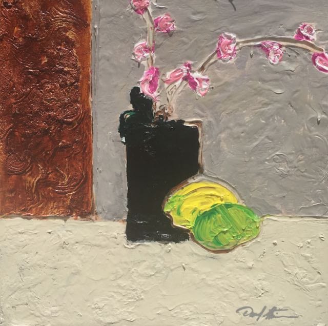 ORCHID & CITRUS STILL LIFE