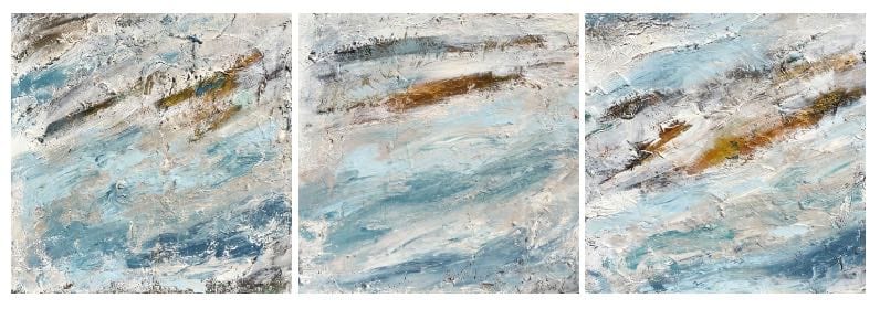 WINTER MORNING SHORE TRIPTYCH