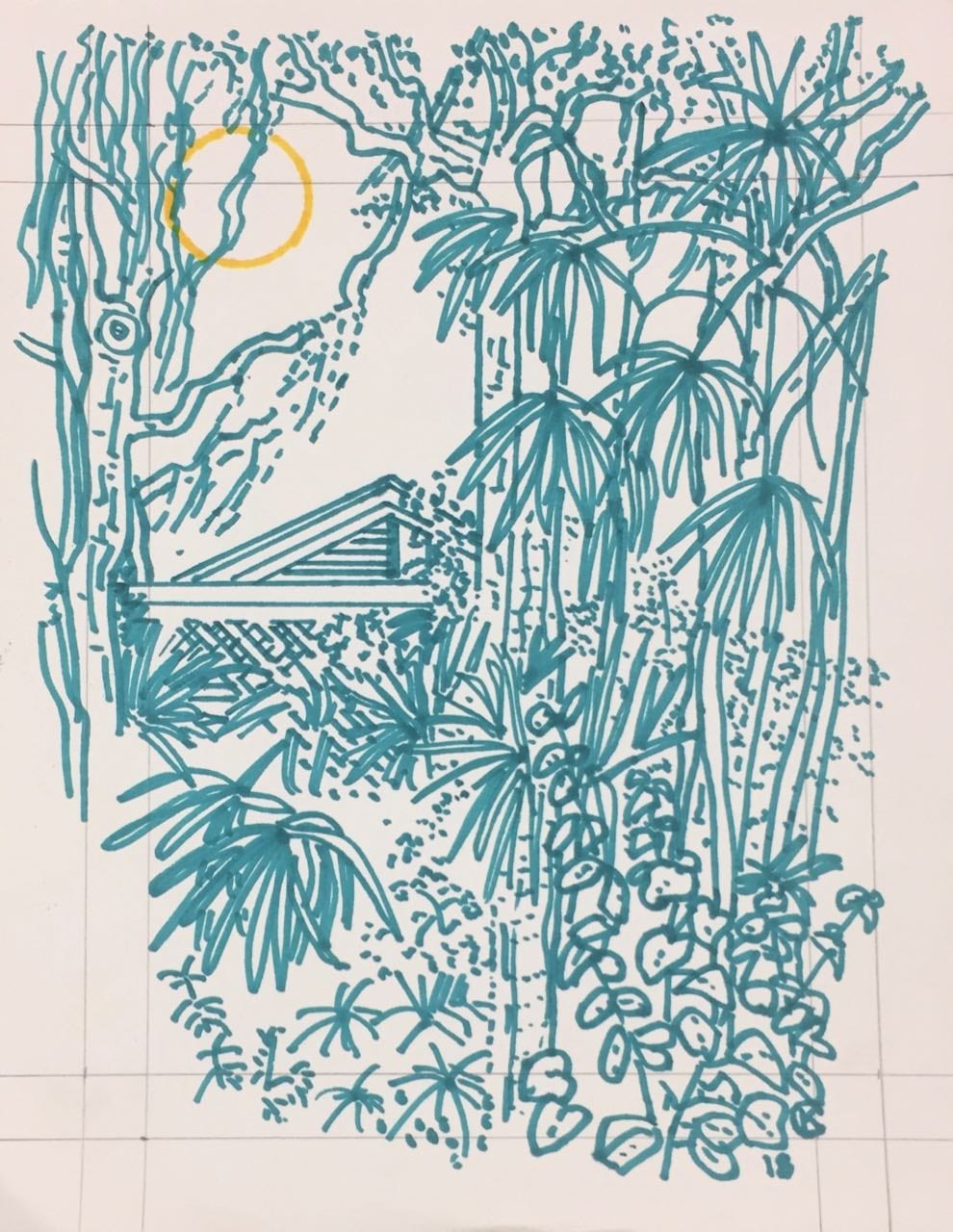 GREEN BANYAN W/HOUSE