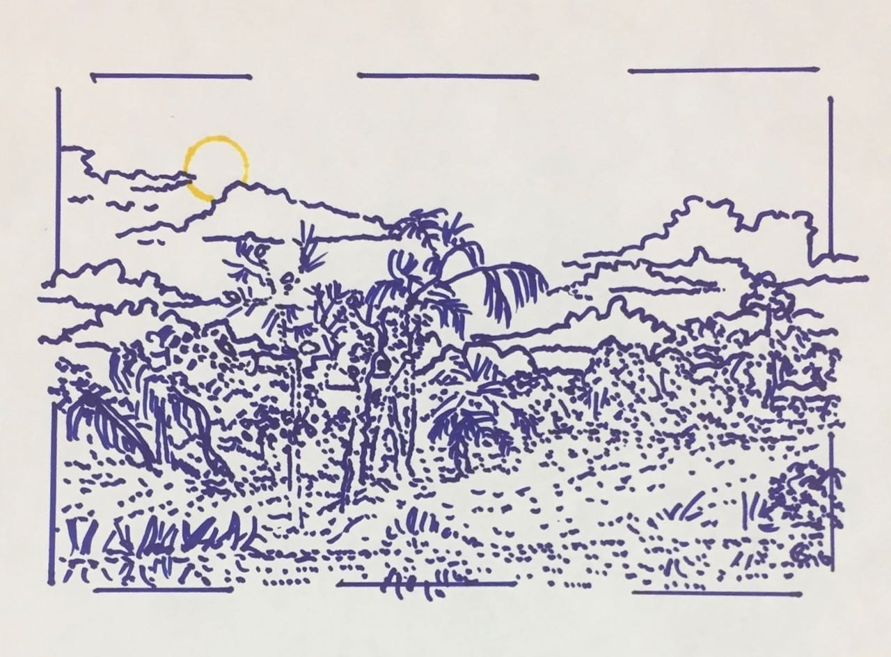 BLUE LANDSCAPE