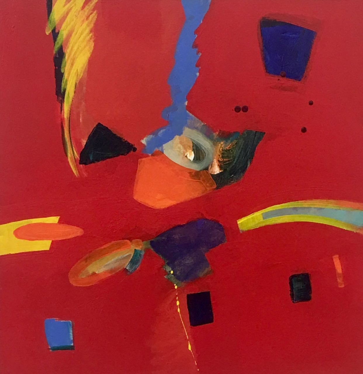 MID CENTURY RED RELIC I