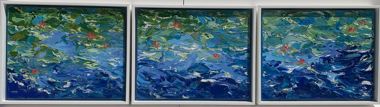 LAGOON BLOOM TRIPTYCH