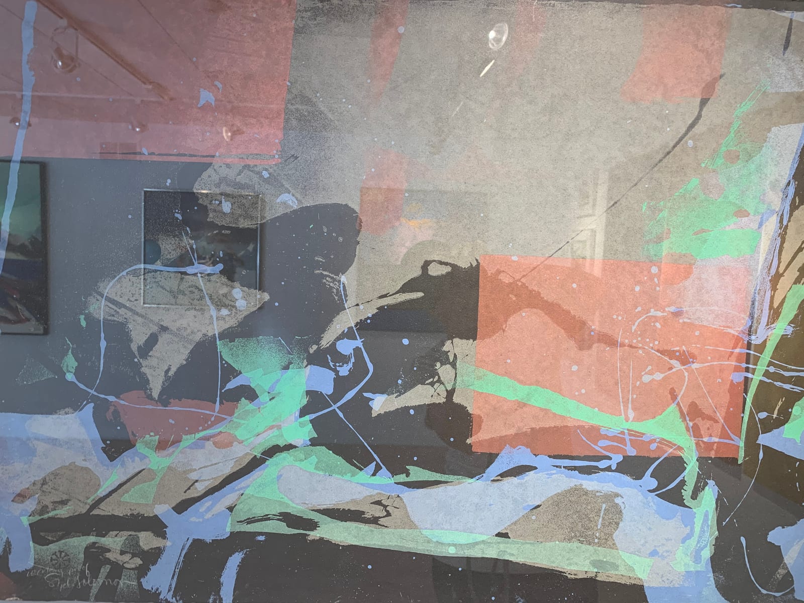 BLACK PAPER PRINT - SILK SCREEN 