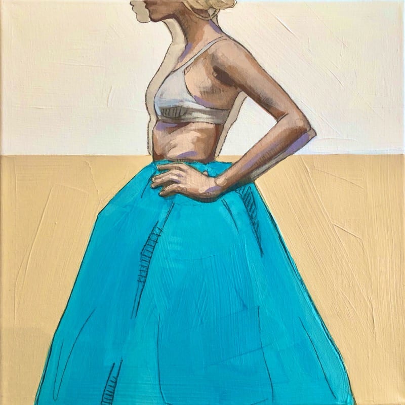 POSING IN AQUA