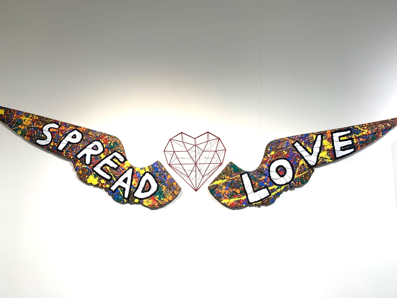 SPREAD LOVE -WINGS AND HEART