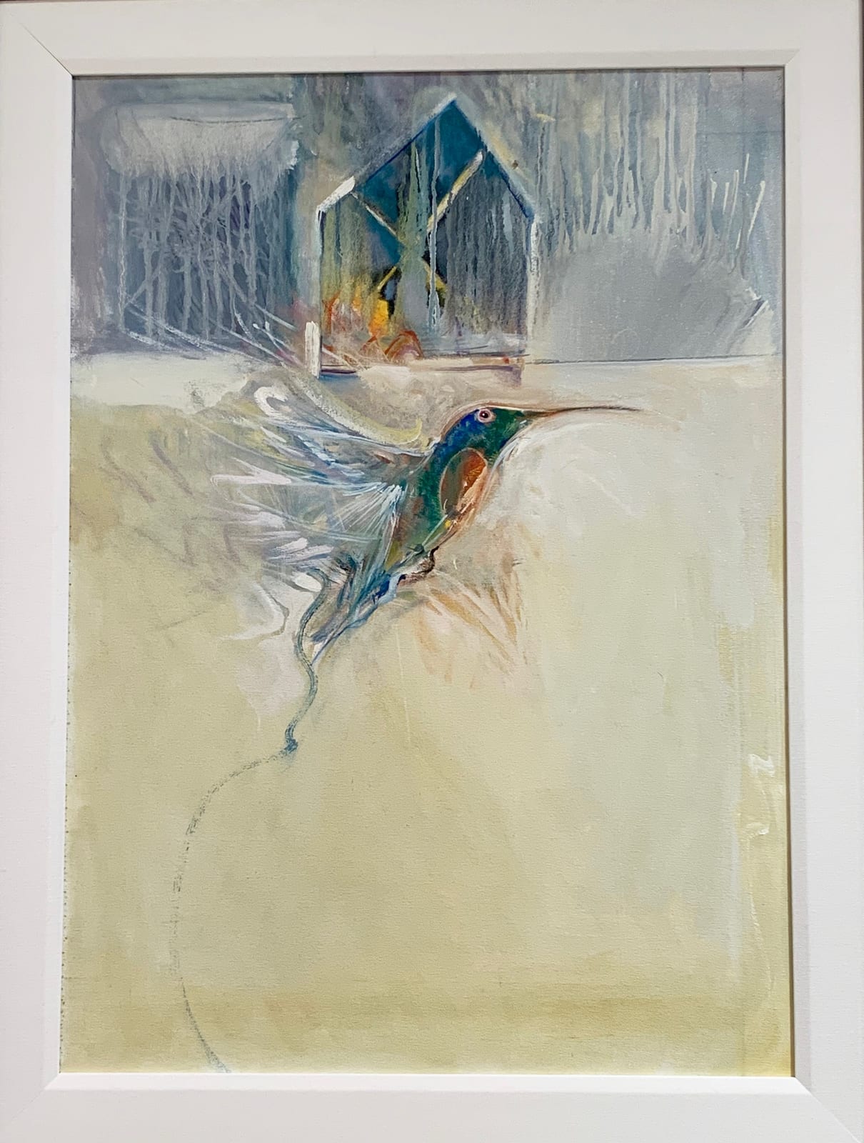 HUMMINGBIRD AND BARN 