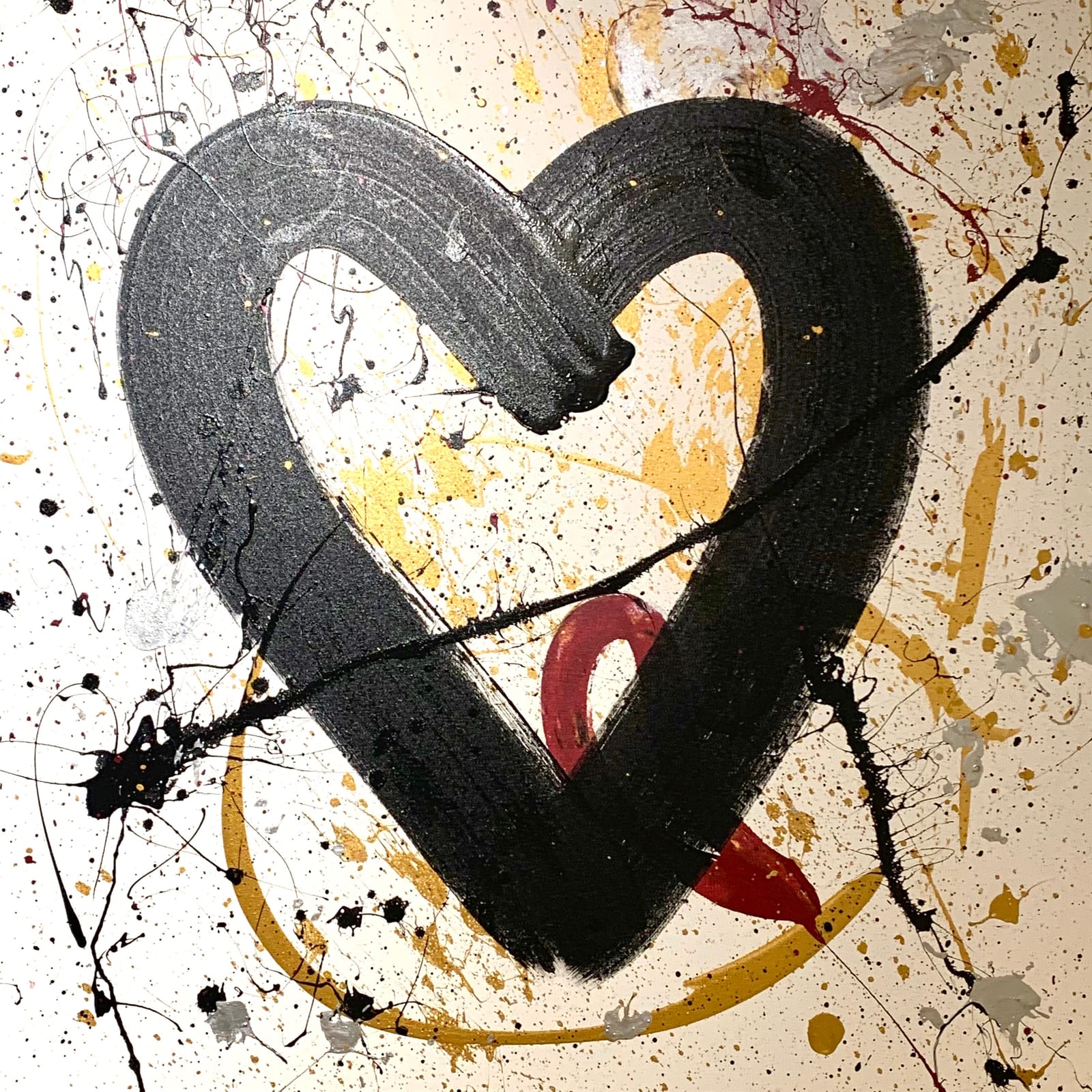 GILDED BLACK HEART 