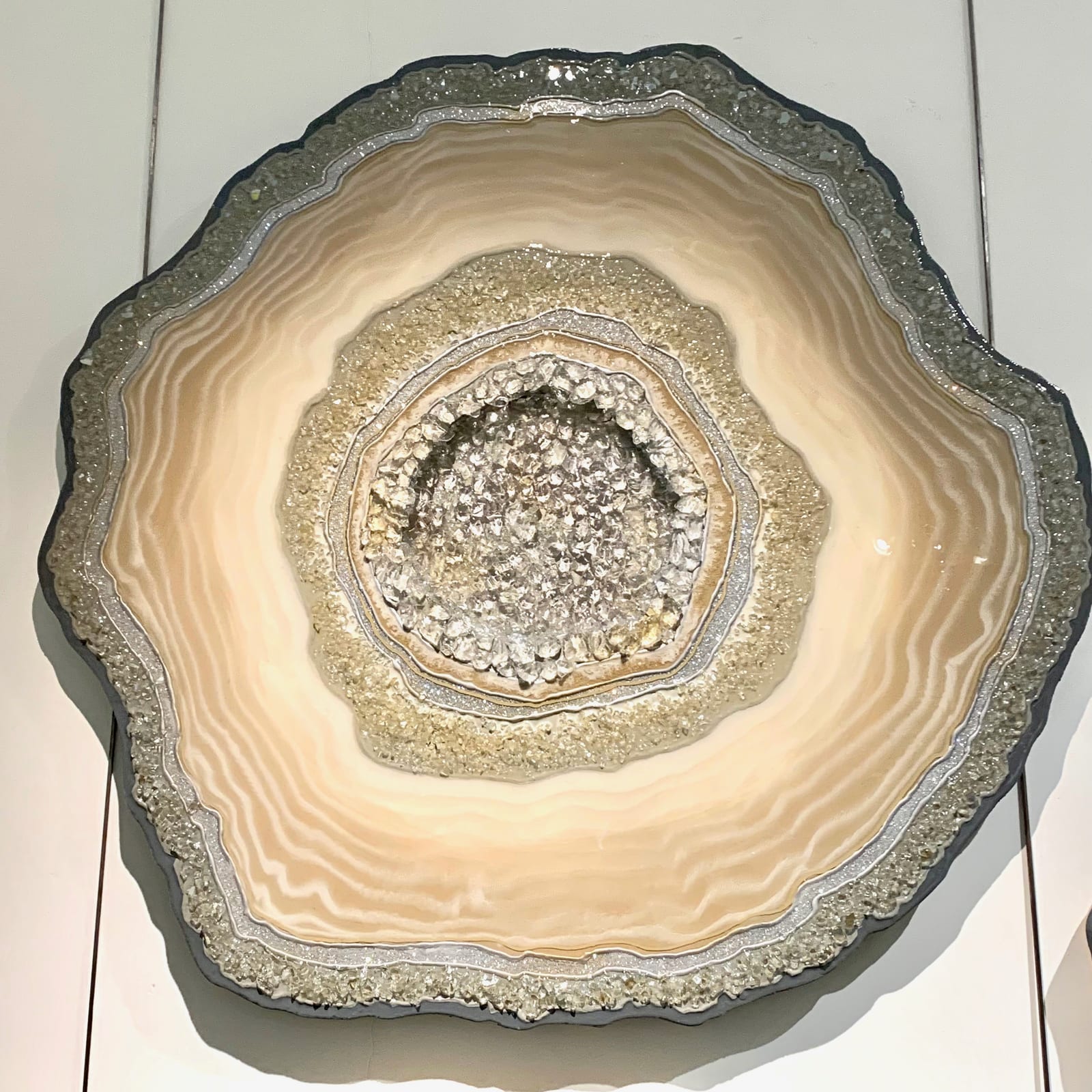 SAND CRYSTAL GEODE 