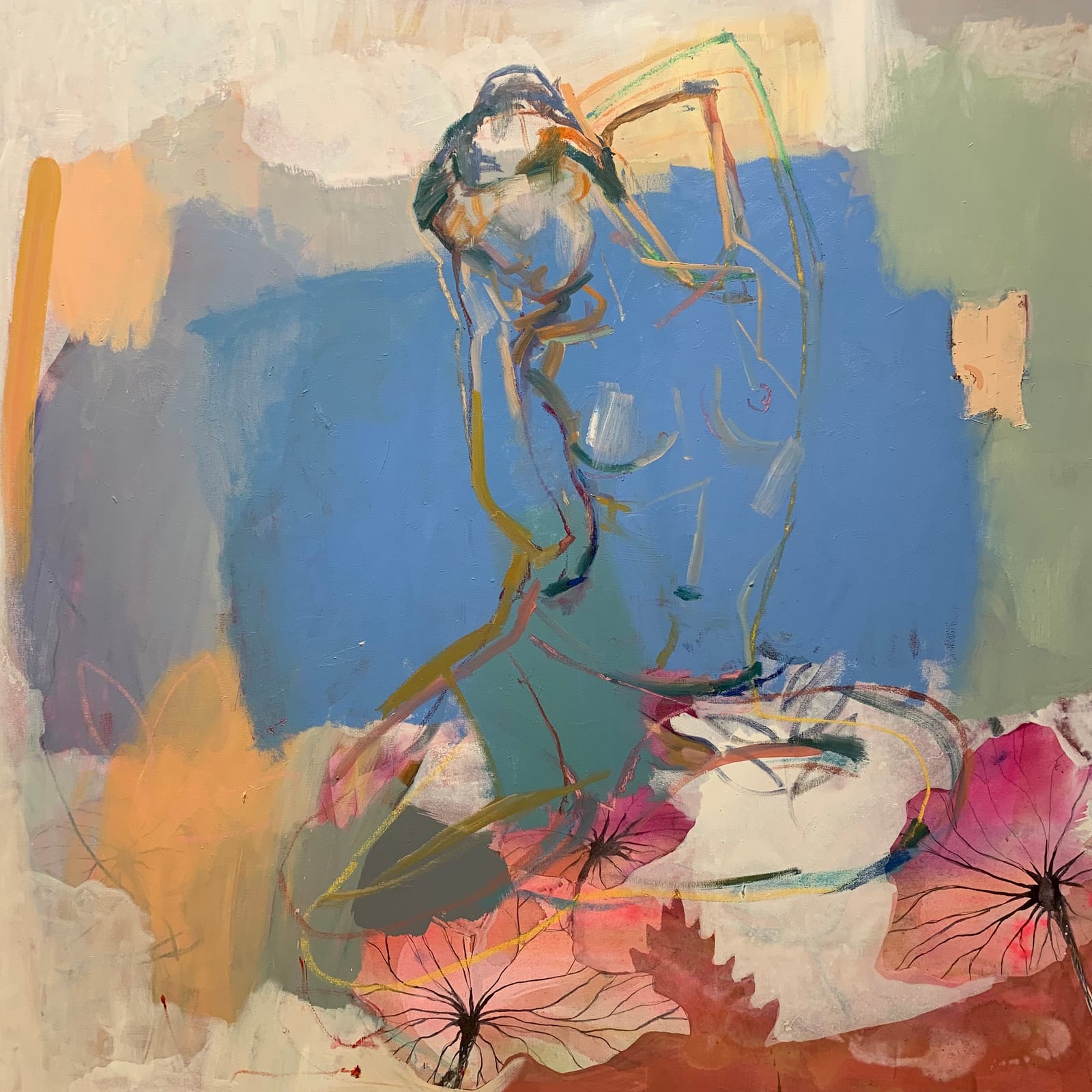 SPRING NUDE WITH LOTUS