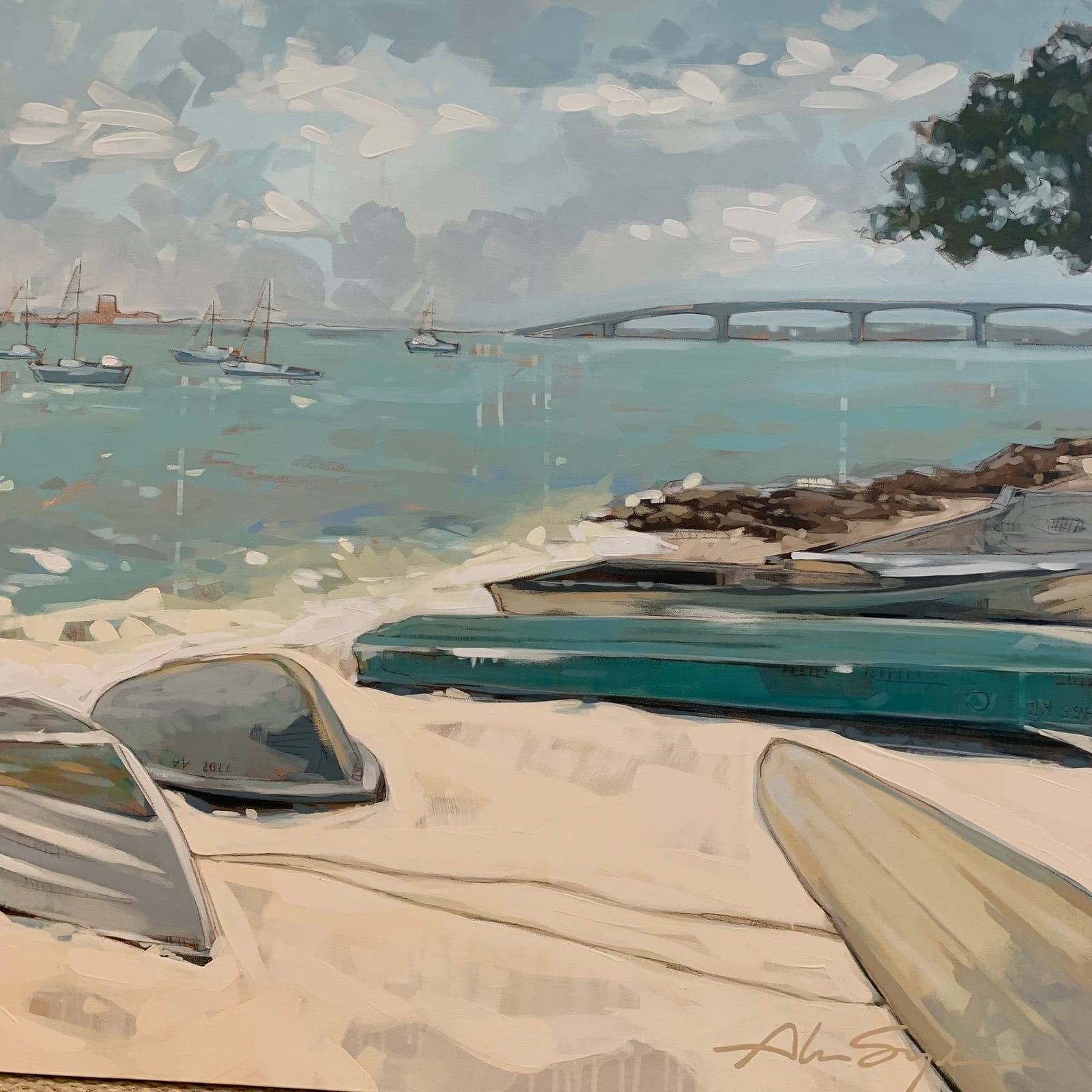 BOATS ON THE BAY