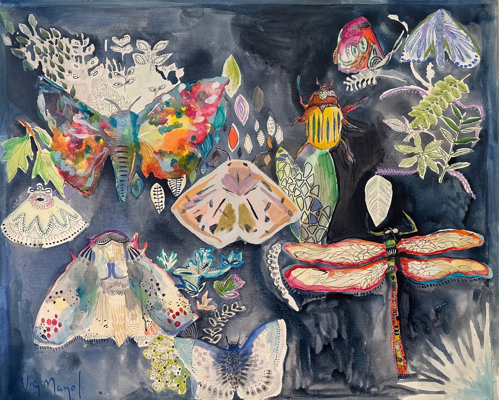 BUTTERFLIES- BLUEGREY