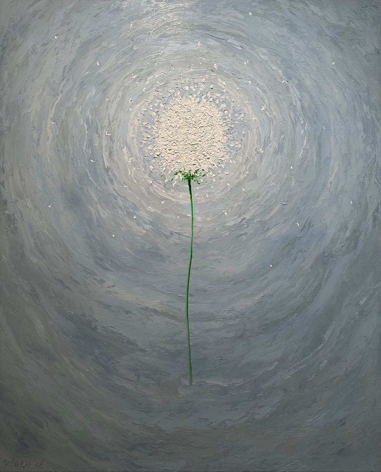 STEEL BLUE DANDELION 