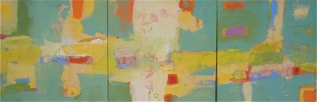 ABSTRACT DANCERS TRIPTYCH