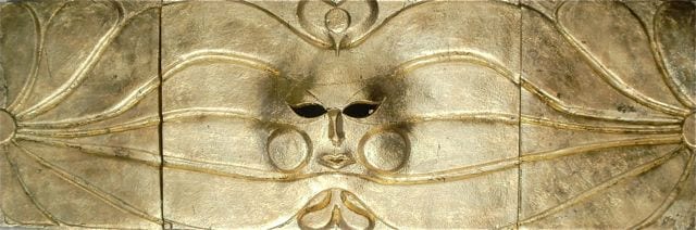 GILDED MASK TRIPTYCH