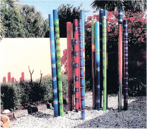 OUTDOOR BAMBOO INSTALLATION