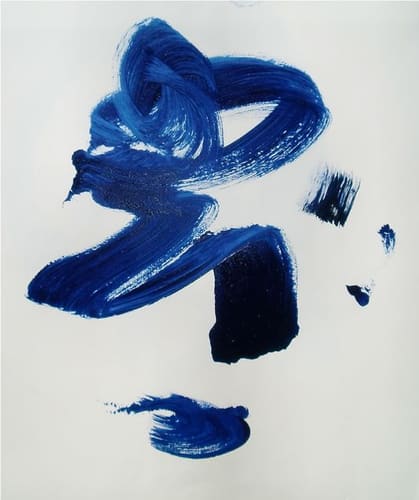 PAPER SERIES - BLUE BRUSHSTROKES