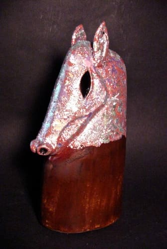 DICHRONIC DECO HORSE HEAD