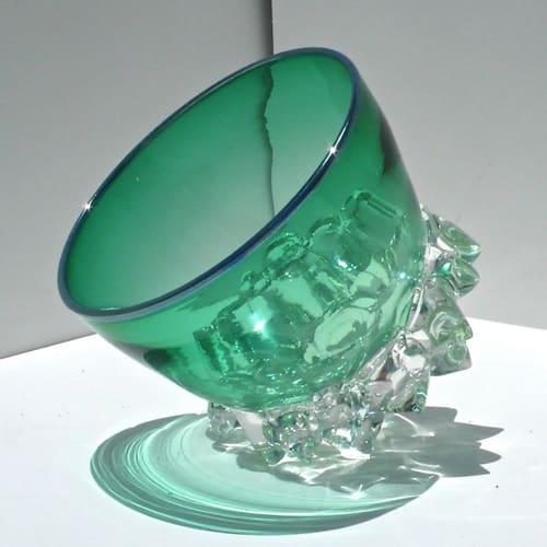 GREEN & SILVER THORN VESSEL