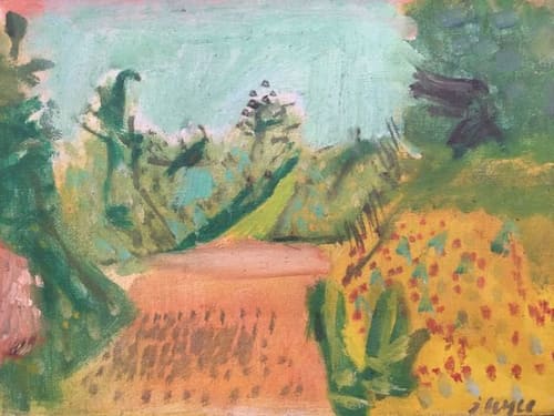 EMERALD & GOLD LANDSCAPE