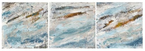 WINTER MORNING SHORE TRIPTYCH