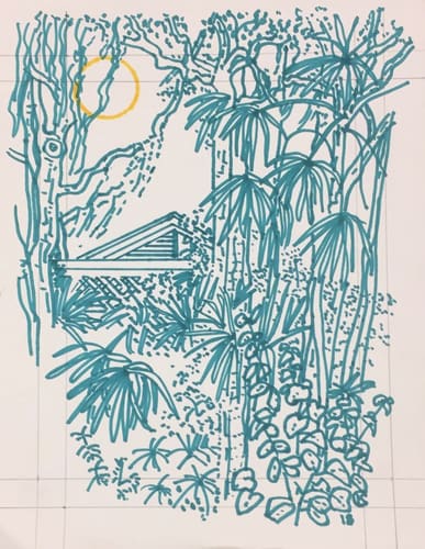 GREEN BANYAN W/HOUSE