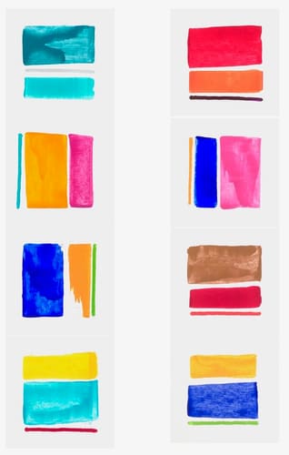 MINI BRUSH STROKES #16-23