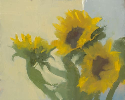 THREE SUNFLOWERS 2012