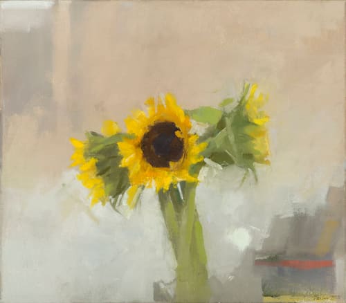 SUNFLOWERS IN JOSIES VASE