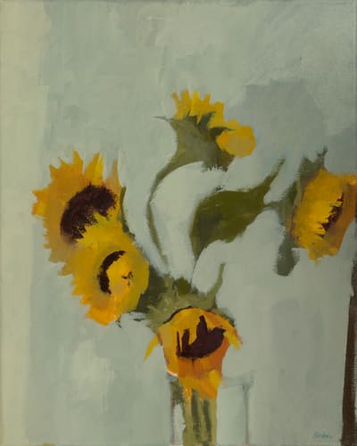 FIVE SUNFLOWERS #2 2017