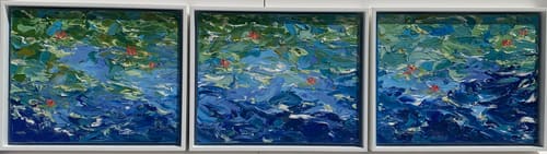 LAGOON BLOOM TRIPTYCH