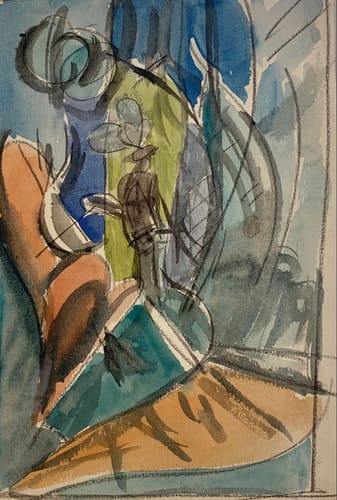MID CENTURY WATERCOLORS