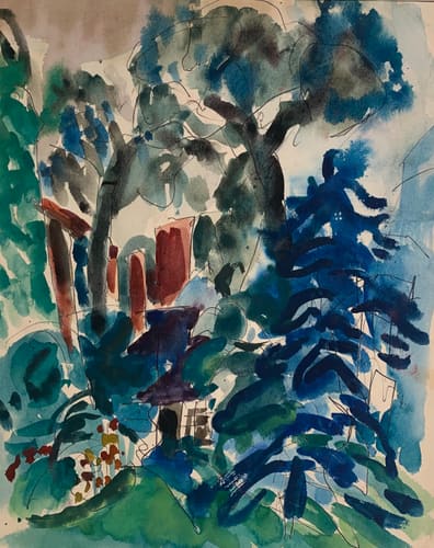 MID CENTURY WATERCOLOR 3