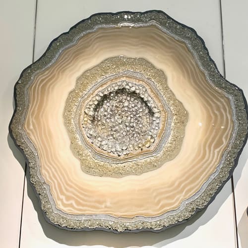 SAND CRYSTAL GEODE 