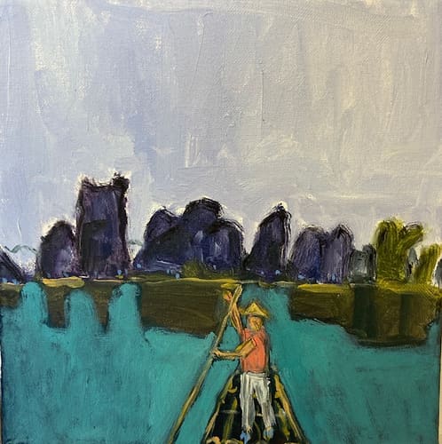 WOMAN FISHING