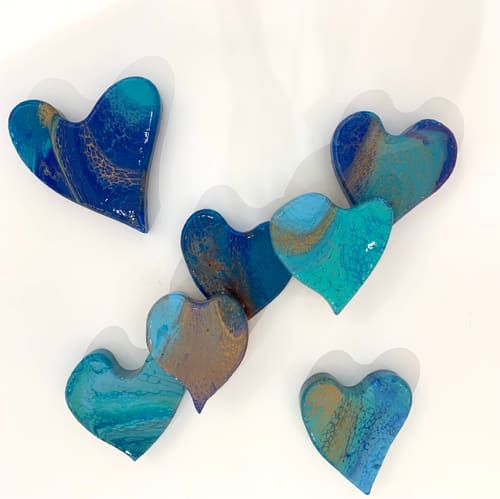 3 D HEART ASSEMBLAGE 