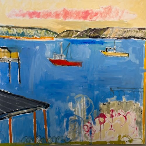BOATS IN HARBOR 