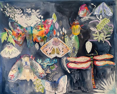 BUTTERFLIES- BLUEGREY