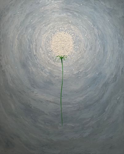 STEEL BLUE DANDELION 